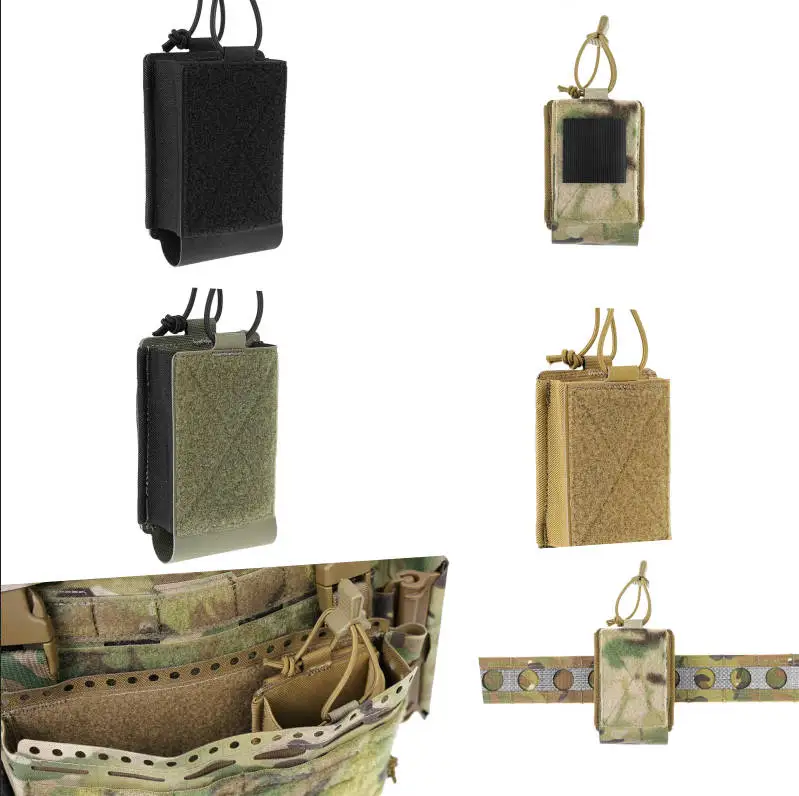 Bolsa táctica MOLLE APX para radio con gancho y bucle - imagen 5
