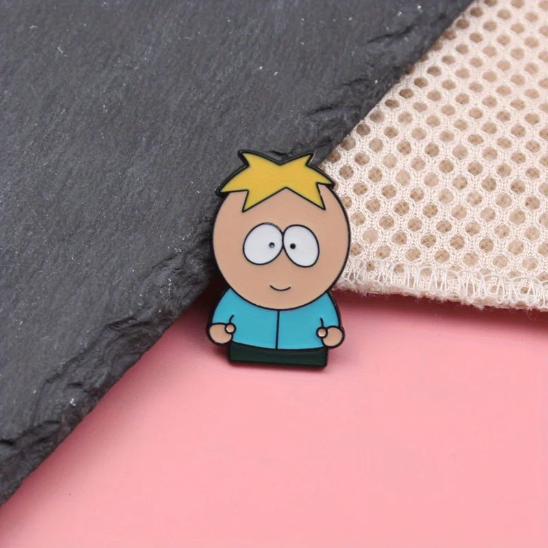 Insignia metálica South Park, pin de aleación para uniforme - imagen 5