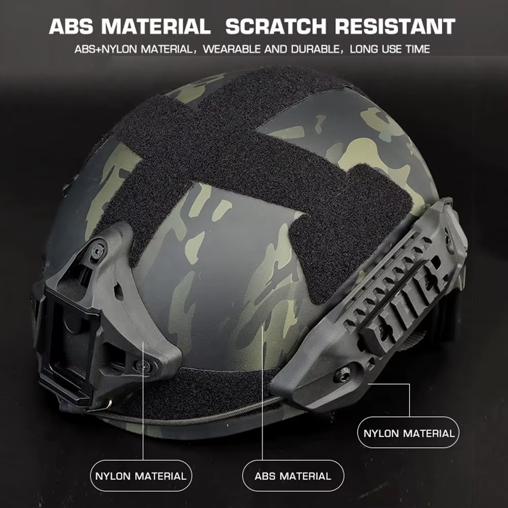 Casco táctico MK engrosado - protección para caza y Airsoft y tiro - imagen 3