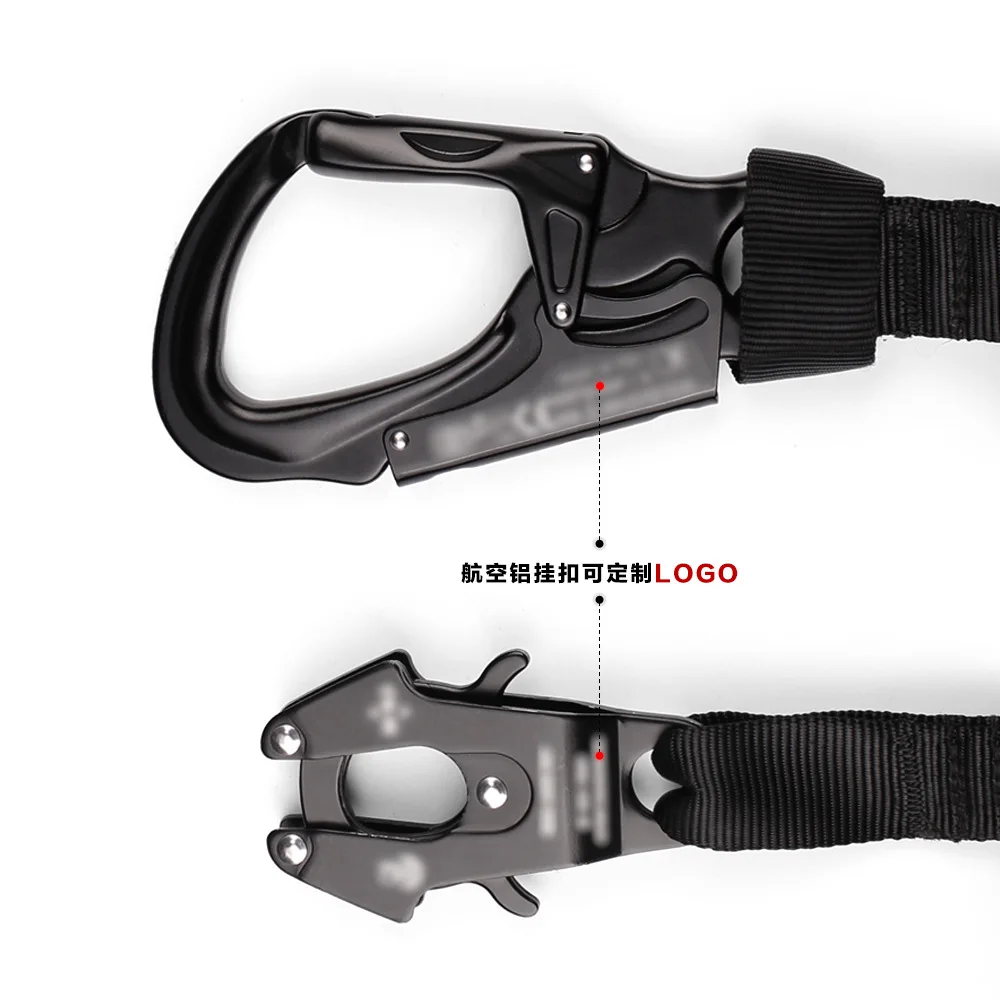 Cuerda de seguridad táctica elástica con hebilla doble - imagen 4