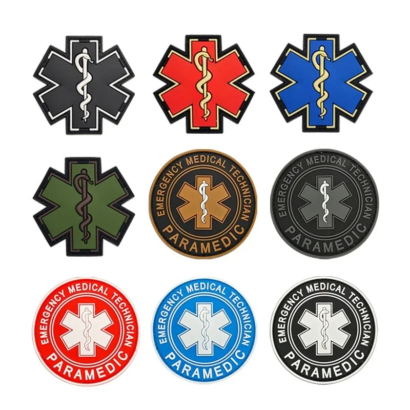 Life Star Snake Battle – Parche táctico 3D PVC velcro MOLLE