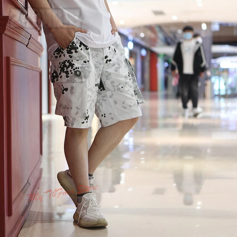 Pantalones cortos tácticos Flecktarn impermeables multibolsillos - imagen 3