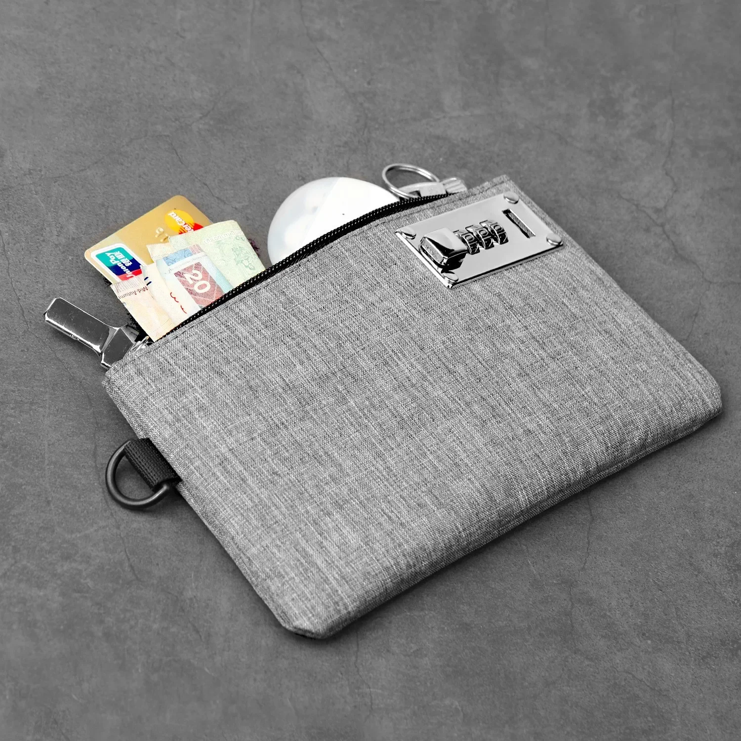 Cartera EDC con cerradura de combinación para dinero y pasaporte - imagen 5