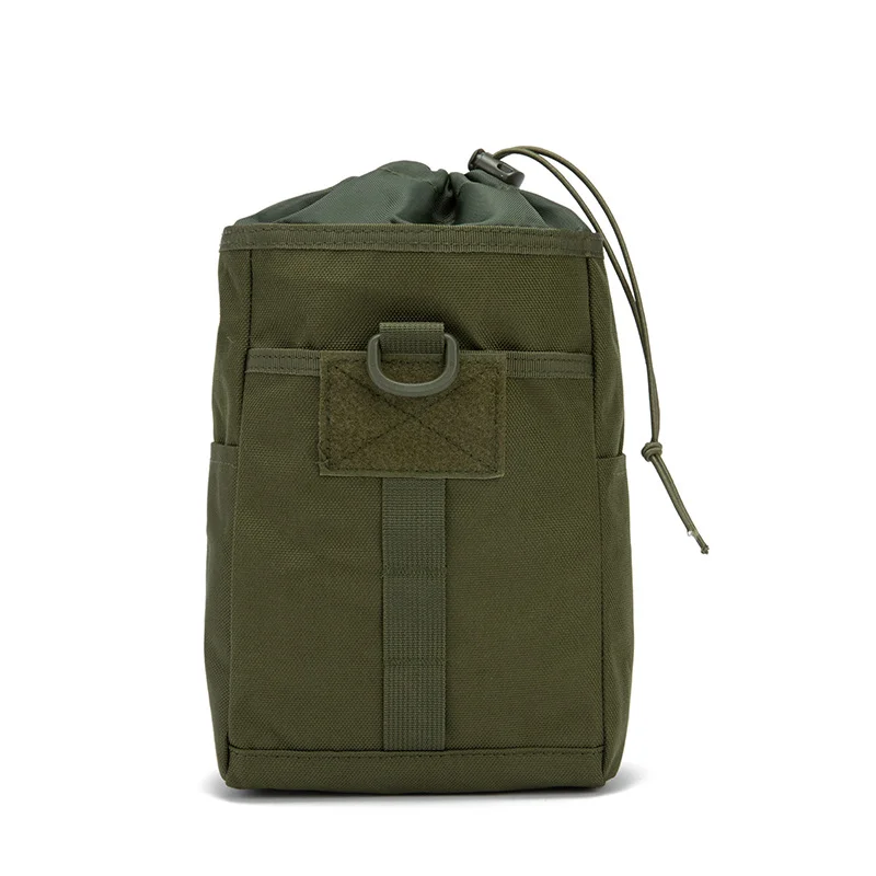 Bolsa táctica MOLLE de cintura plegable impermeable con cordón - imagen 3