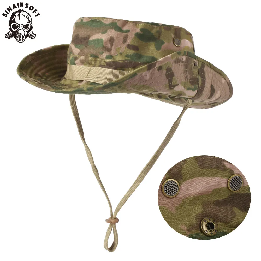 SINAIRSOFT Sombrero táctico camuflaje - Protección solar transpirable - imagen 4