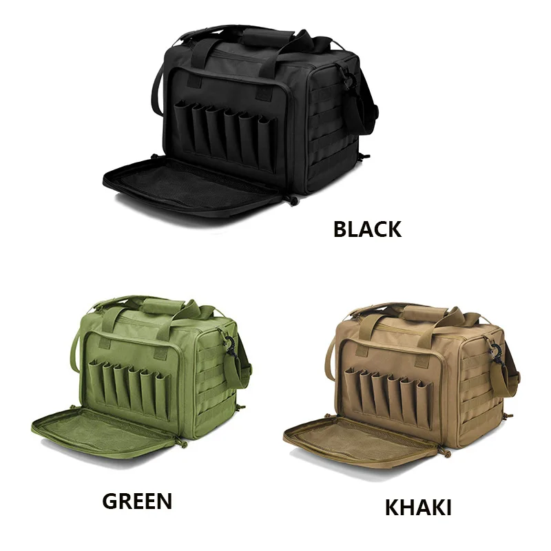Gun Range opbergtas Molle-sistema Outdoor en color negro