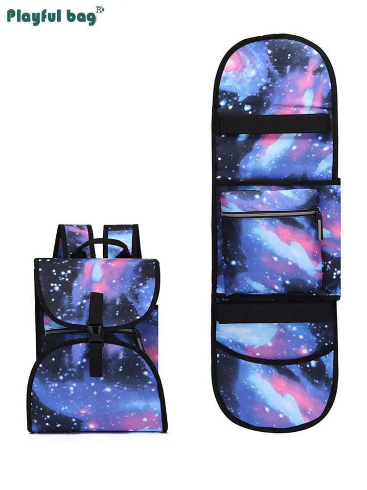 Bolsa para monopatin reflectante y resistente al desgaste Longboard - imagen 5