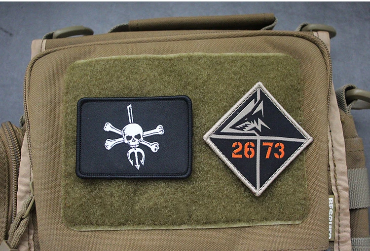 Vista de la insignia táctica para personalizar