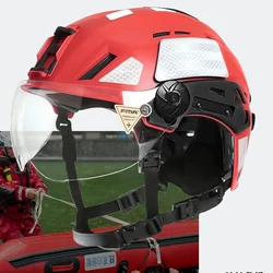 FMA EX SAR casco táctico ligero con visera para rescate
