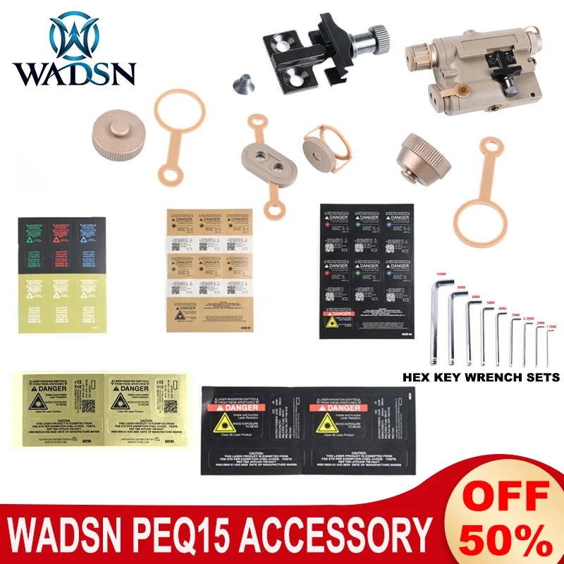 Wadsn PEQ-15 cubre batería LA-5C en acero inoxidable para Dbal A2 - imagen 3