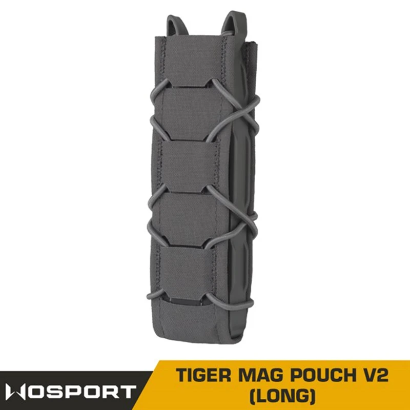 Portacargadores MOLLE resistente para rifle – Funda táctica modular de combate