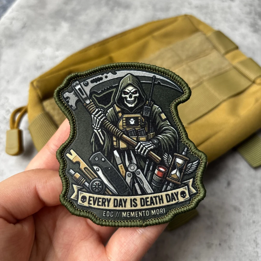 Parche táctico de calavera para mochila, chaqueta o chaleco - imagen 4