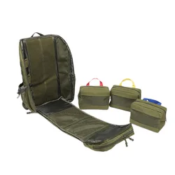Mochila médica táctica para primeros auxilios de exterior