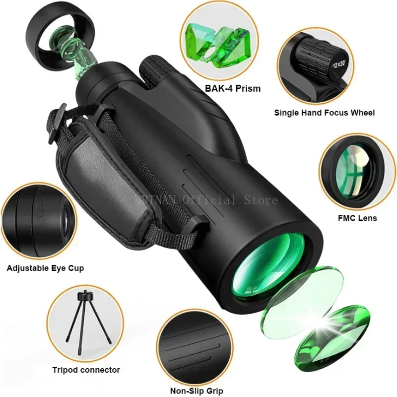 Monocular de visión nocturna para caza, observación y viaje - imagen 2
