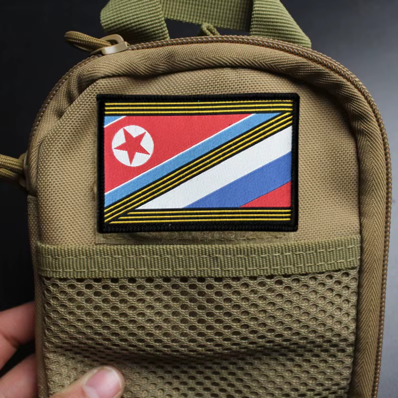 Parche táctico bandera rusa de operación especial con gancho
