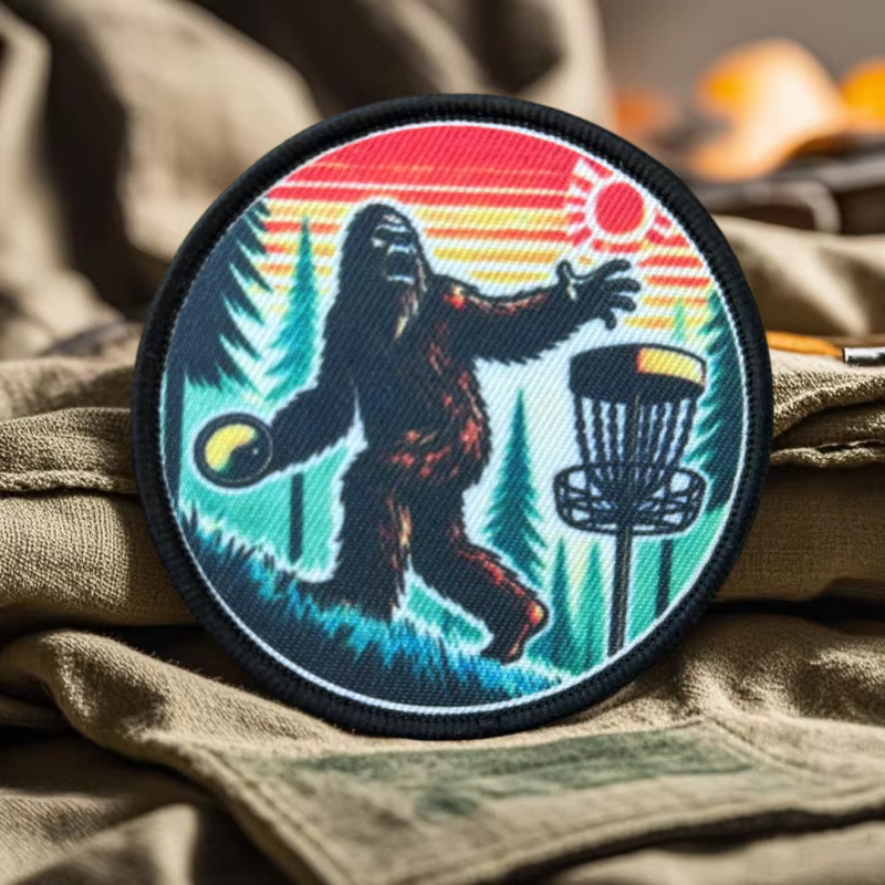 Parche táctico Sasquatch gorila – Velcro para mochila o brazalete - imagen 5