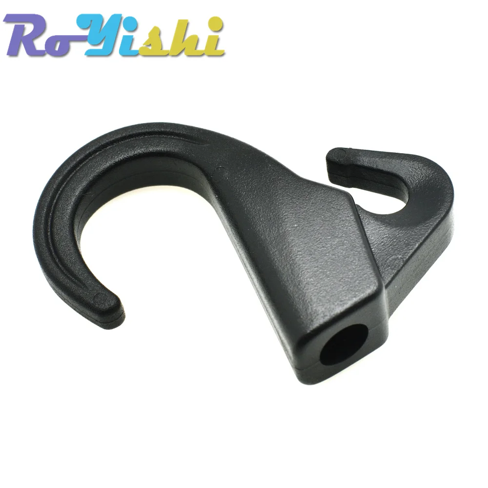 Gancho de presión EDC para correa y paracord negro, camping - imagen 4