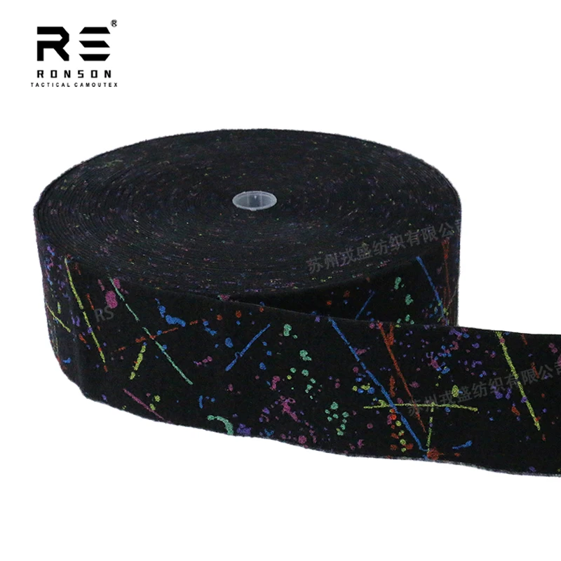 Rollo velcro camuflaje gancho y bucle de nailon repelente salpicaduras - imagen 4