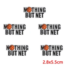 Parche bordado chenilla baloncesto para coser en camiseta