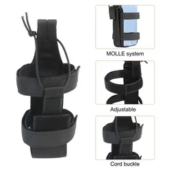 Bolsa MOLLE para botella de agua ligera, riñonera y mochila exterior