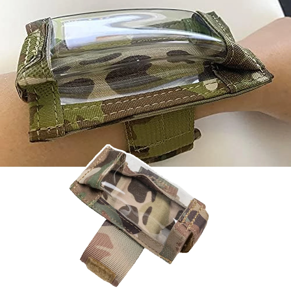 Brazalete táctico MOLLE para Garmin Foretrex GPS con portamapa