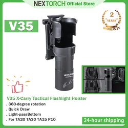 NEXTORCH V35 X-Carry Funda táctica 360° para linterna y bastón