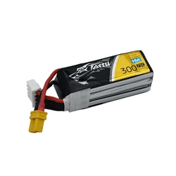 Tattu Batería LiPo 3S 11.4V 300mAh 75C XT30 para Drones FPV y RC