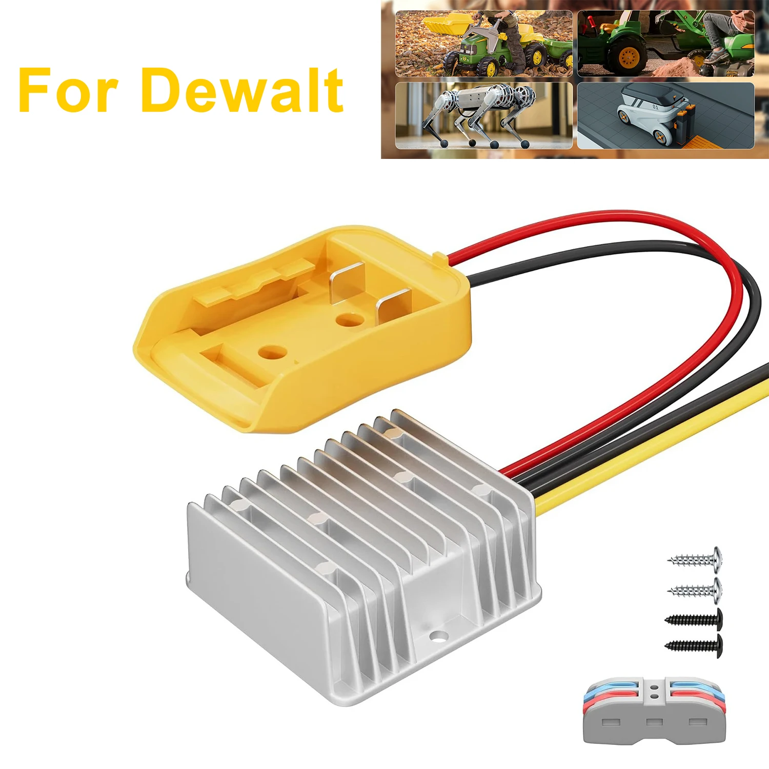 Vista del convertidor para reducir 20V a 12V