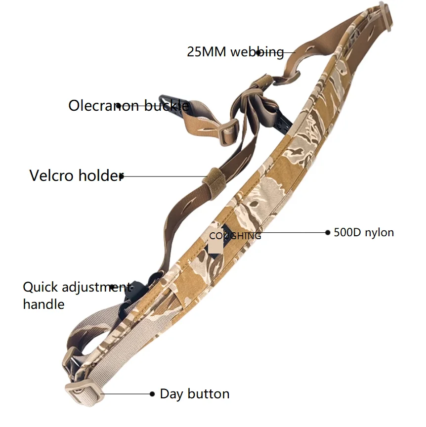 Slingster eslinga táctica rápida ajustable camuflaje tigre desierto