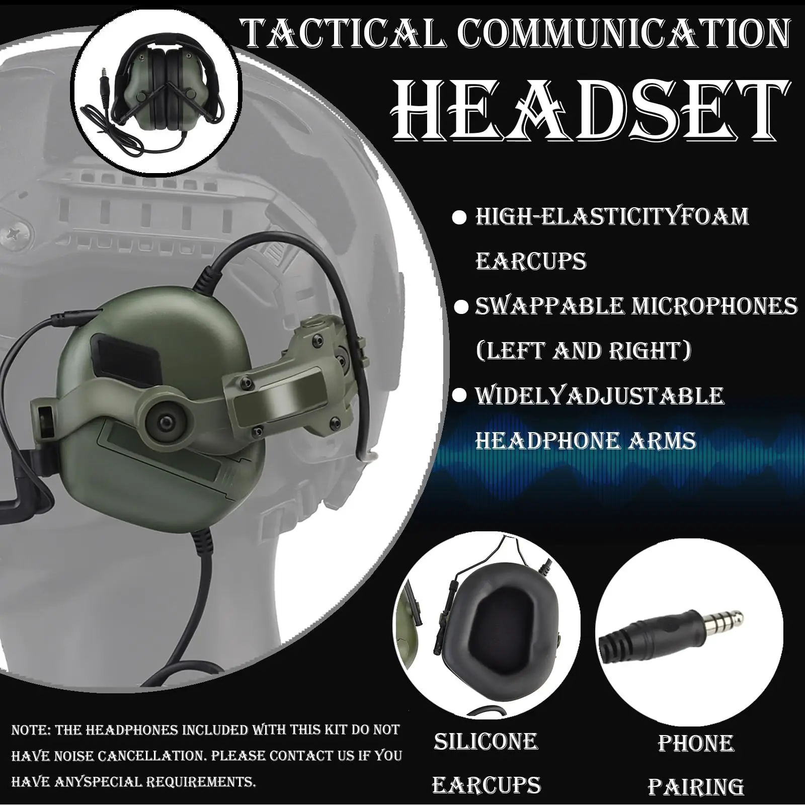TW3.0 Casco táctico airsoft y paintball con comunicación y luz - imagen 4