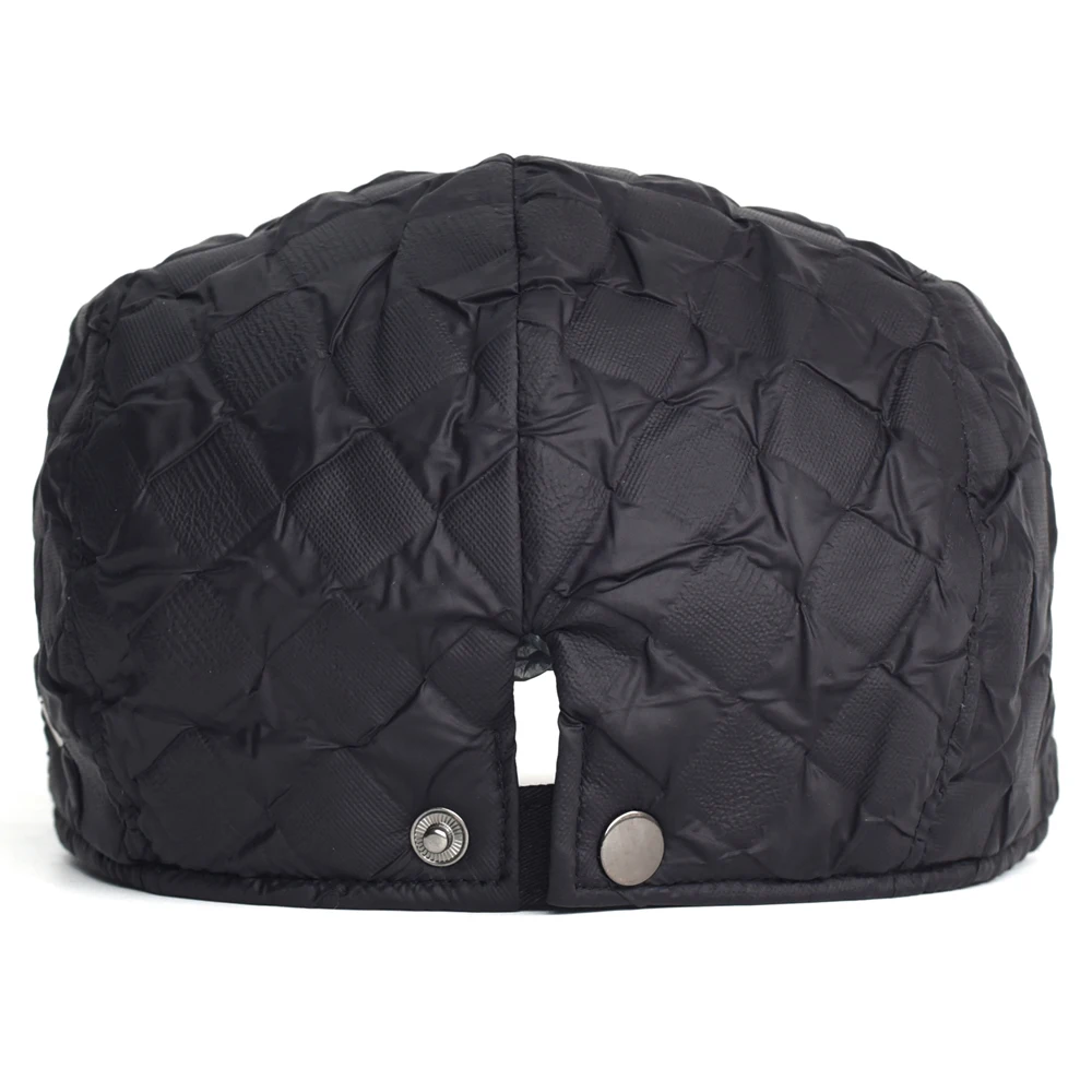 Gorro invierno grueso cálido con visera ajustable estilo Gatsby - imagen 3