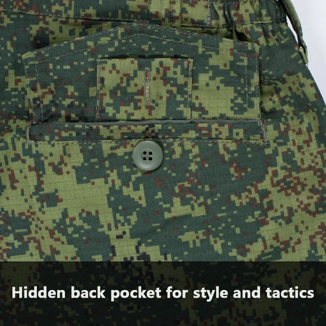 Pantalones cortos tácticos transpirables hombre camuflaje Airsoft caza - imagen 5