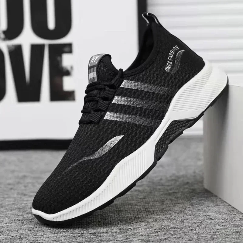 Zapatillas running hombre malla transpirable – Suela amortiguada para correr - imagen 2