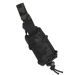 Bolsa portacargador pistola 9 mm MOLLE con soporte linterna y antorcha