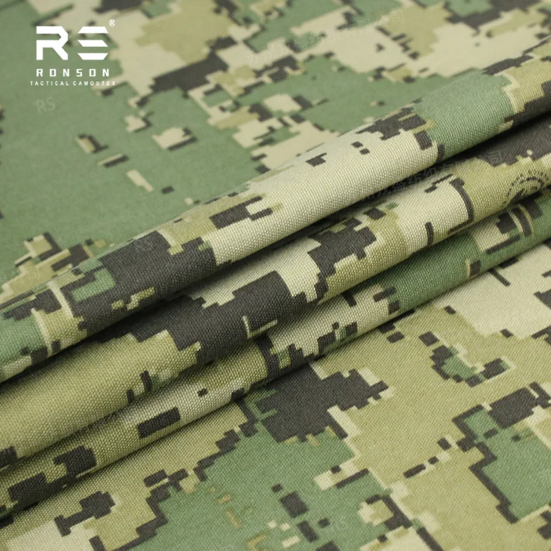 Cordura táctica woodland con impresión doble y corte láser - imagen 3