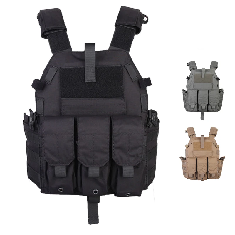 Emersongear 094K – Chaleco táctico portador de placas MOLLE Airsoft - imagen 3
