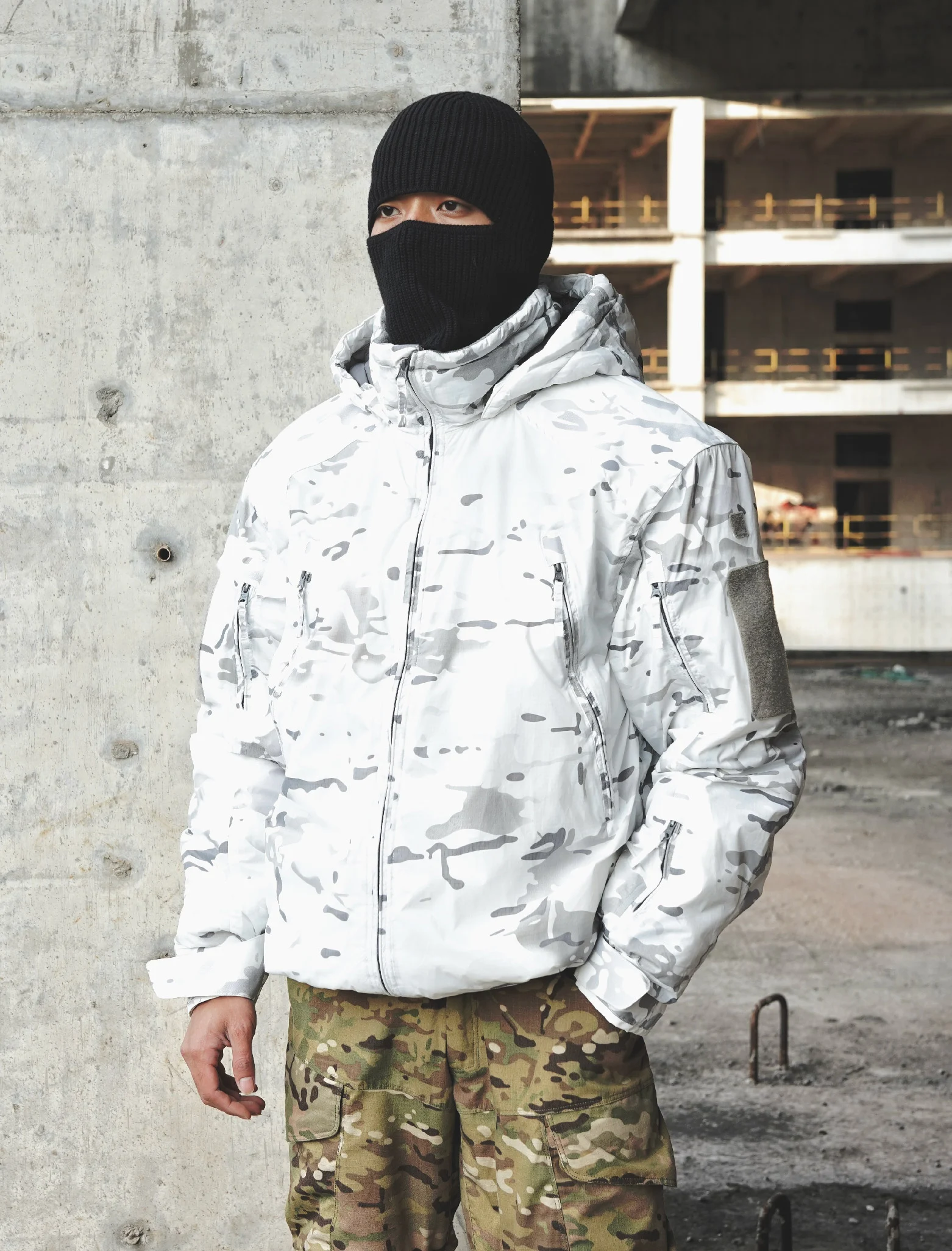 Outdoor4.0 Chaqueta invierno algodón antifrío a prueba viento