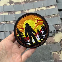 Parche táctico Morale Bigfoot bordado con velcro para uniforme