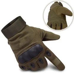 Guantes tácticos caza dedo completo ripstop resistentes