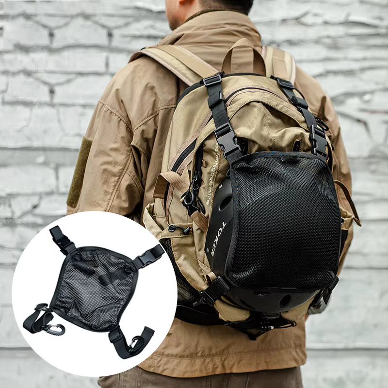 Bolsa táctica para casco MOLLE - almacenamiento multiuso - imagen 4