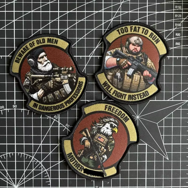 Parche táctico Rifleman M4 con diseño bordado