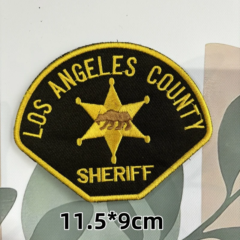 Parche Sheriff bordado identificación militar táctica MOLLE - imagen 5