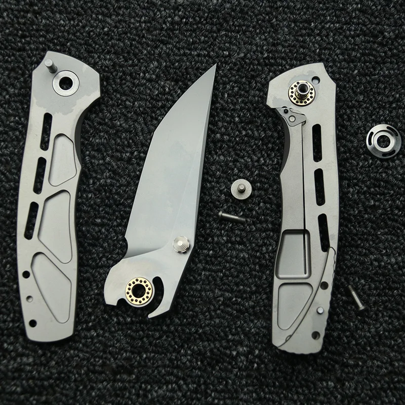 LEMIFSHE Cuchillo plegable Dukling M390 EDC rodamientos cerámicos - imagen 4