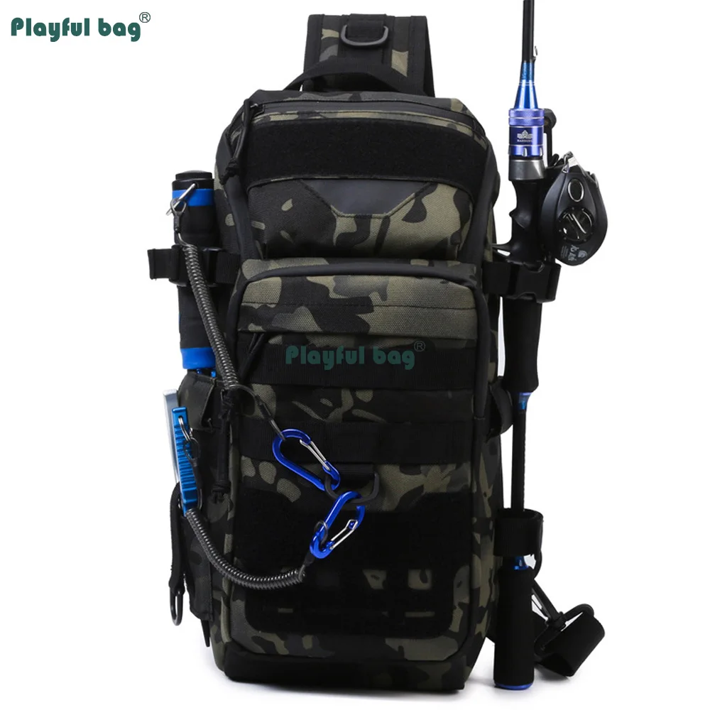 Bolsa Bandolera Táctica MOLLE AVA380 para Motociclismo y Aventura - imagen 3