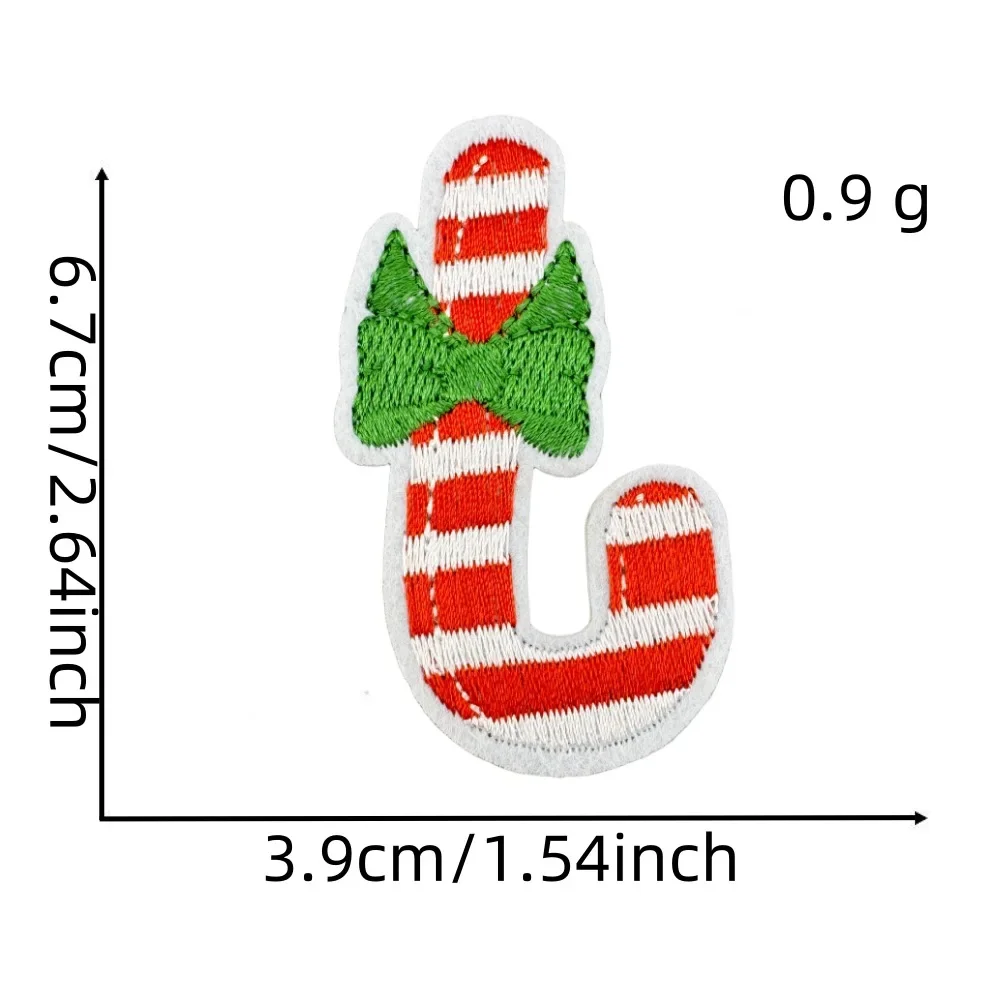 Parche navideño bordado para decorar ropa