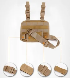 Plataforma muslo MOLLE 1000D – Bolsa táctica portacargadores ajustable