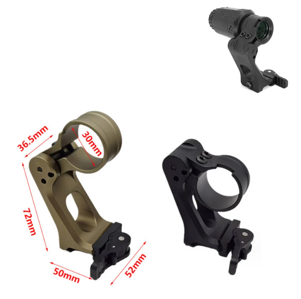 Scopemount montura liberación rápida para lupa FTC QD central - imagen 4