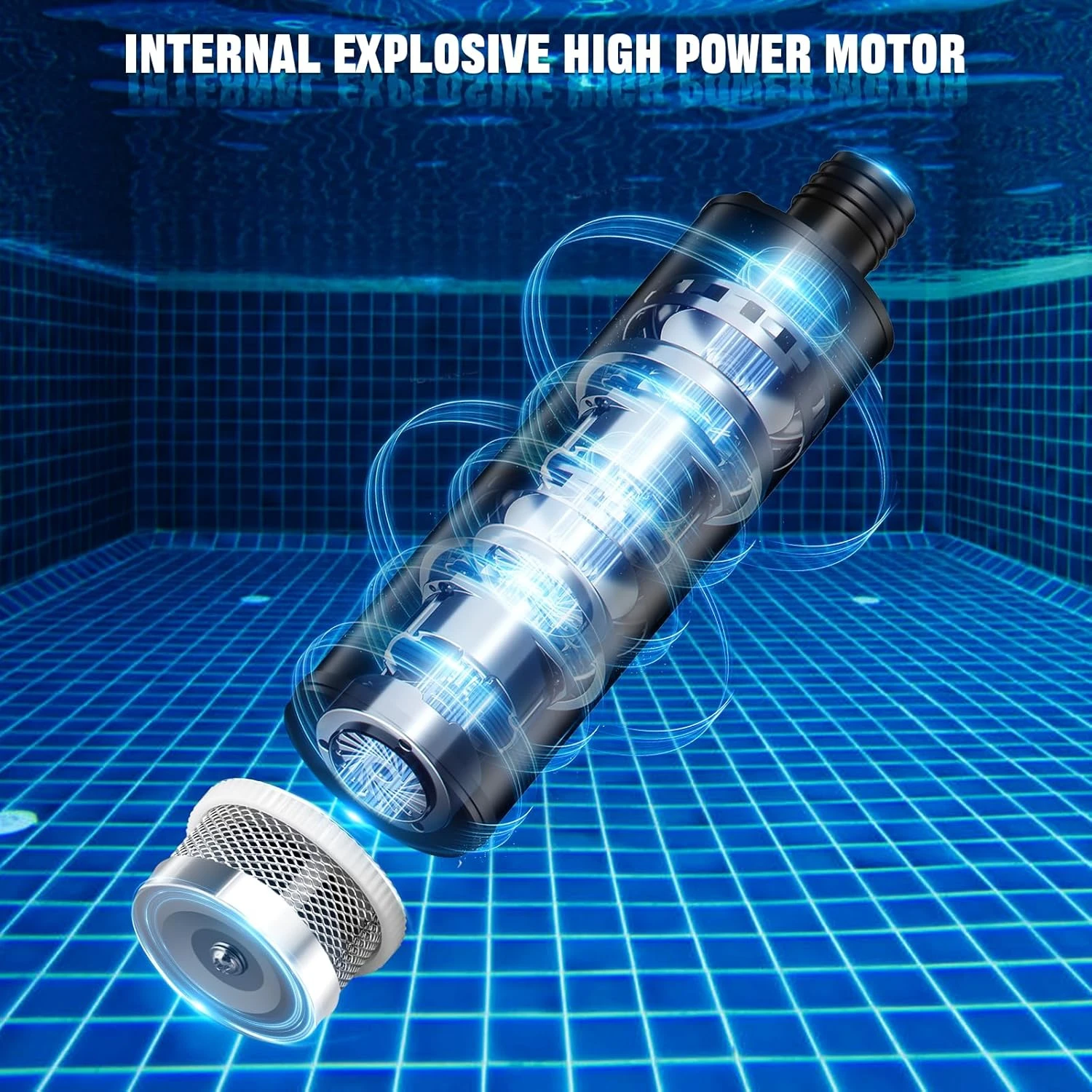 Bomba sumergible inalámbrica para batería Makita/Milwaukee/DeWalt - imagen 5