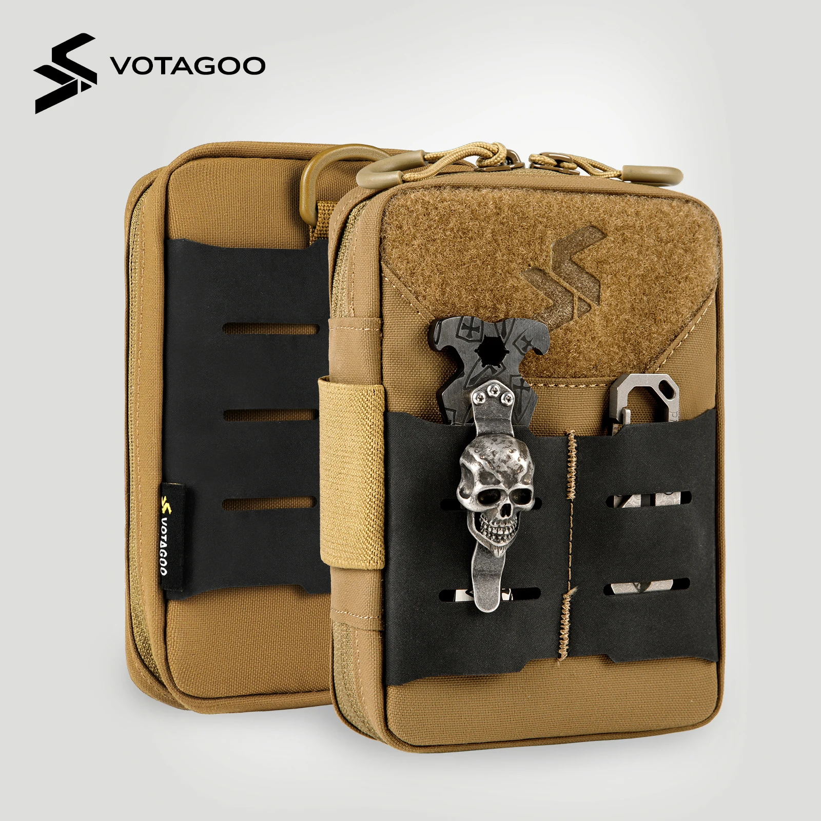 VOTAGOO EDC bolsa organizadora MOLLE de bolsillo táctica nailon