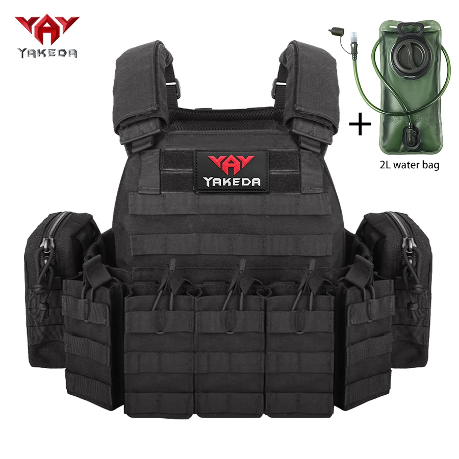 Chaleco táctico YAKEDA con bolsa de agua y montaje modular - imagen 4